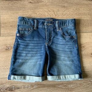 Justice jean shorts